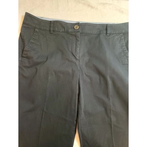 Talbots Pants Womens 10P 10 Petite Black The Weekend Chino Pant Dress Business - Picture 5 of 10